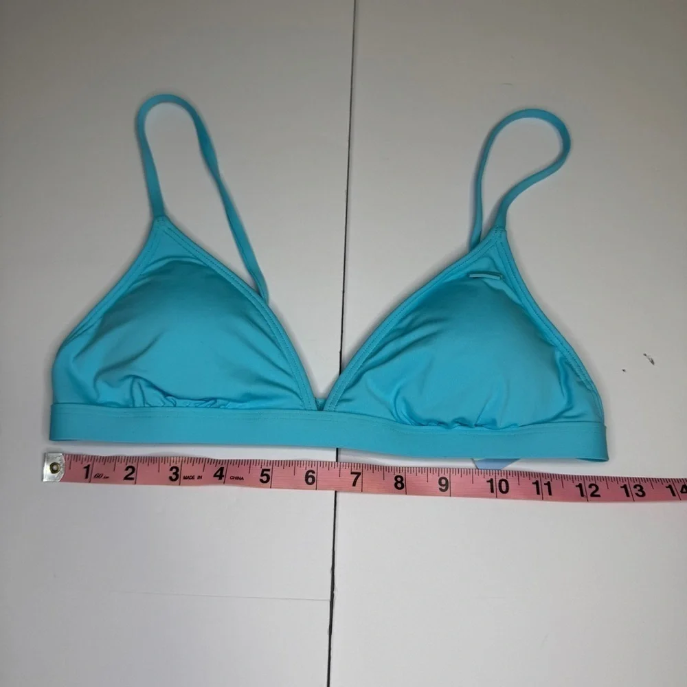 ROXY Bikini Top Small Blue “Bachelor Button” | Beach Classics Fixed Triangle